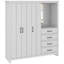 Limestone 3 Door 4 Drawer Combi Fitment Wardrobe-108940894