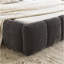 Grand cadre de lit tapissier grand avec tissu épais, lit plateforme grand format en chenille avec tête de lit et cadre. Aucun sommier tapissier requis, gris foncé-1404270133-1404270130