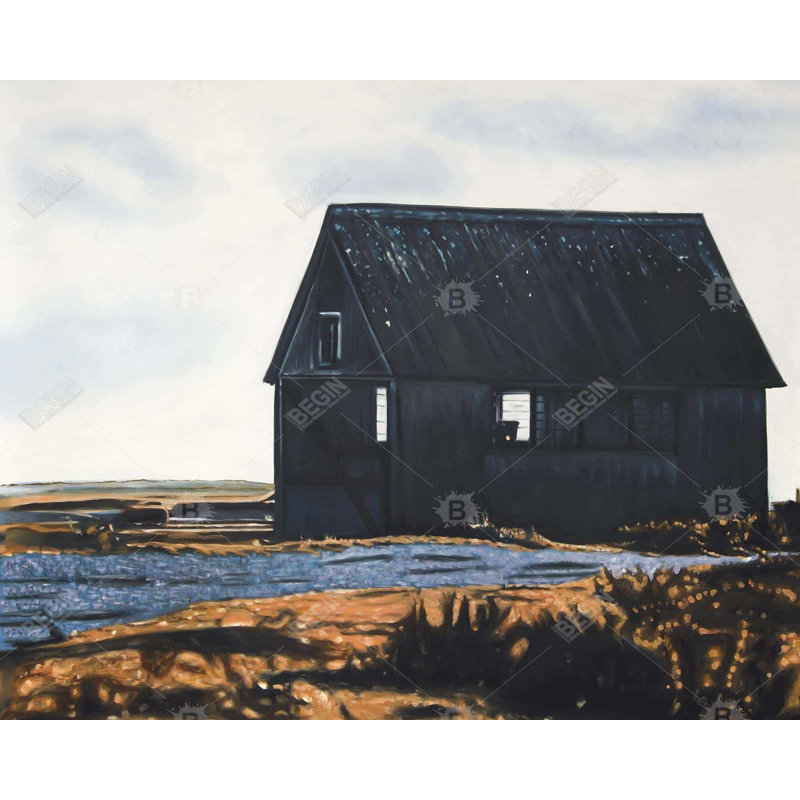 Abandoned Barn Print On Canvas