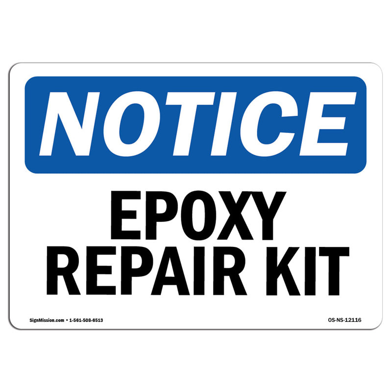 Plaque de réparation époxy
