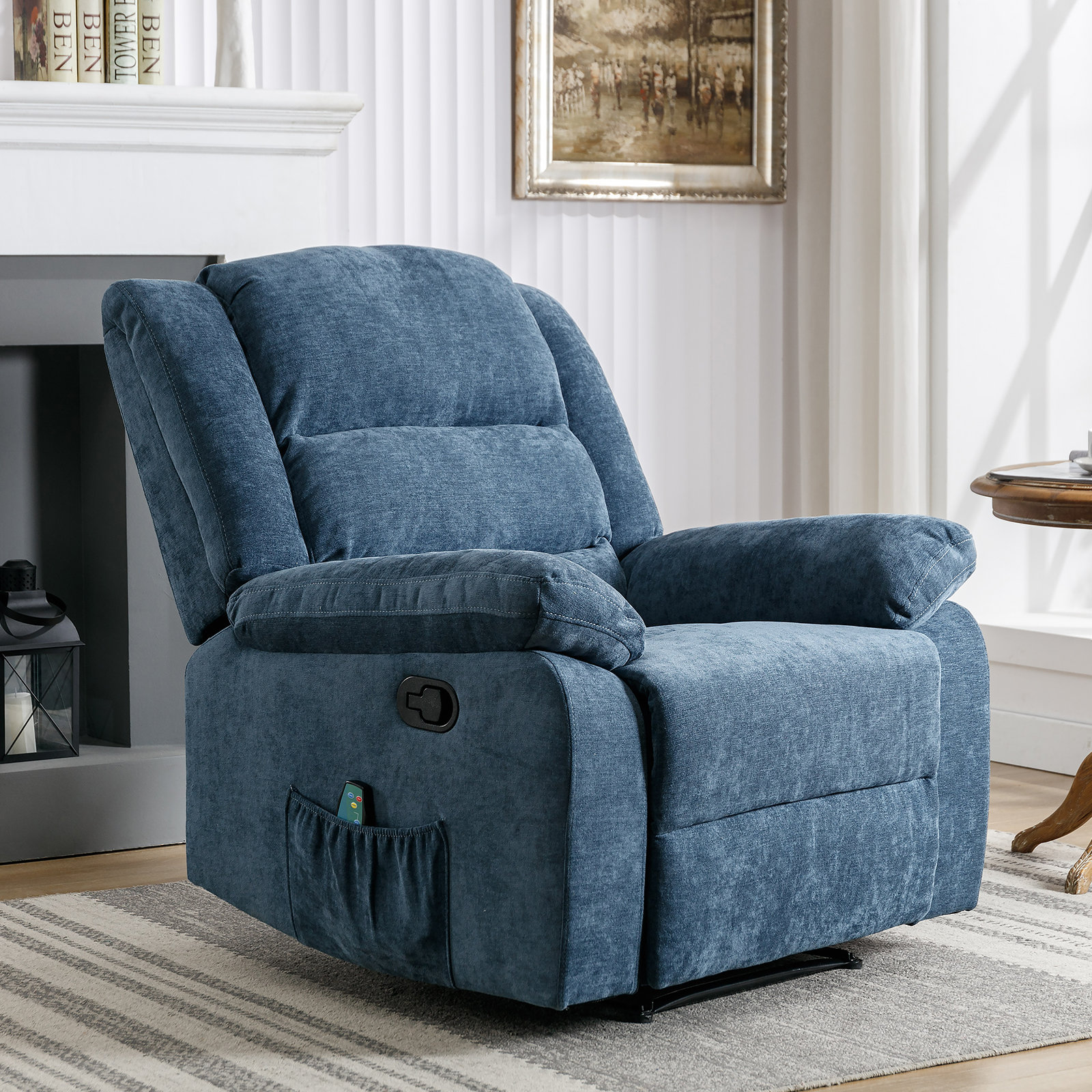 Winston Porter Falisha Upholstered Heated Massage Chair & Reviews