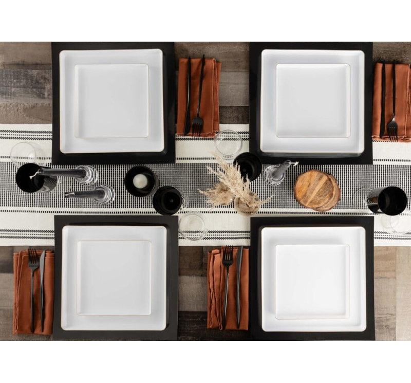 Disposable Dinner Plate, Set of 40