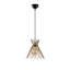 Lustre moderne noir, hauteur réglable, 51,6 po x 51,6 po x 51,6 po | Corps en métal durable, douille E27 (40 W maximum) | Design élégant et novateur pour le salon, la salle à manger ou le vestibule | Certifié IP20