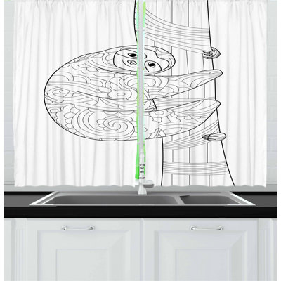 Pointed Kitchen Curtain