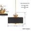 Lustre tambour 4 lumières Denika