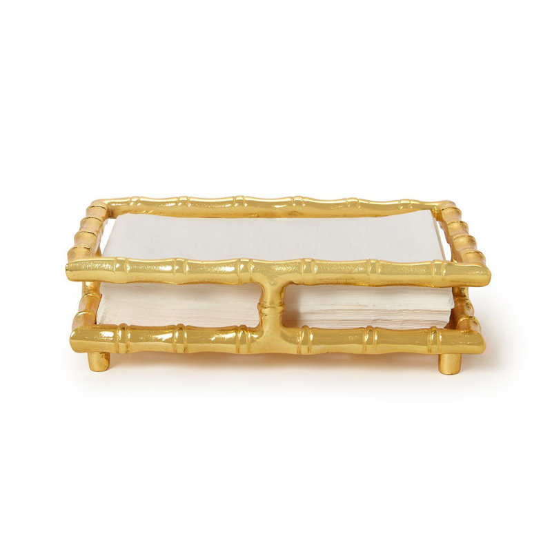 Porte-serviettes d'invité en aluminium Golden Bamboo