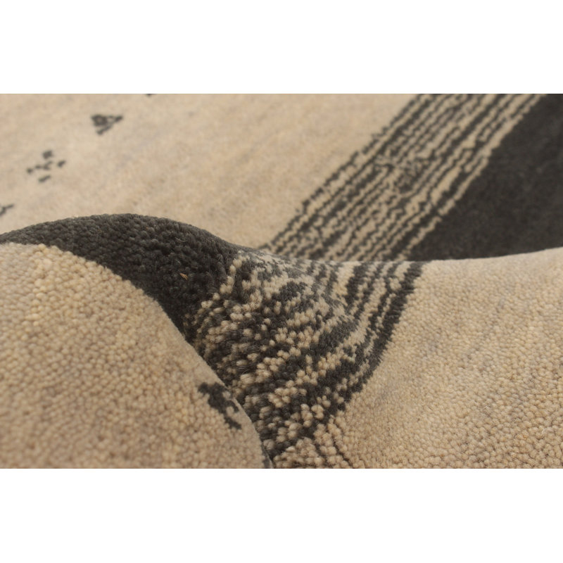 Tapis gris foncé Mclellan Luribaft 5 pi 0 po x 7 pi 2 po