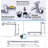 12 Inch Rainfall Shower Head, With Handheld Spray Combo,Adjustable Extension Arm, 3 Settings Diverter, 71 Inch Hose-119622107