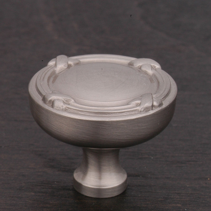 CK Series 1 1/4" Diameter Mushroom Knob, Satin Nickel (Pewter)