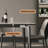 Home modern rectangular dining table and chairs