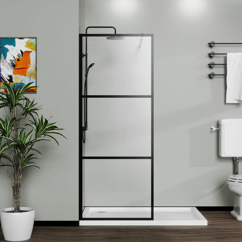 Paroi de douche sans rendez-vous Wet-Room Black