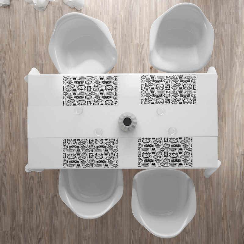 Polyester Abstract Rectangle Placemat