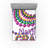 Ambesonne Mardi Gras Fitted Sheet 2-Pack Party Beads Patterns Multicolor-106771075