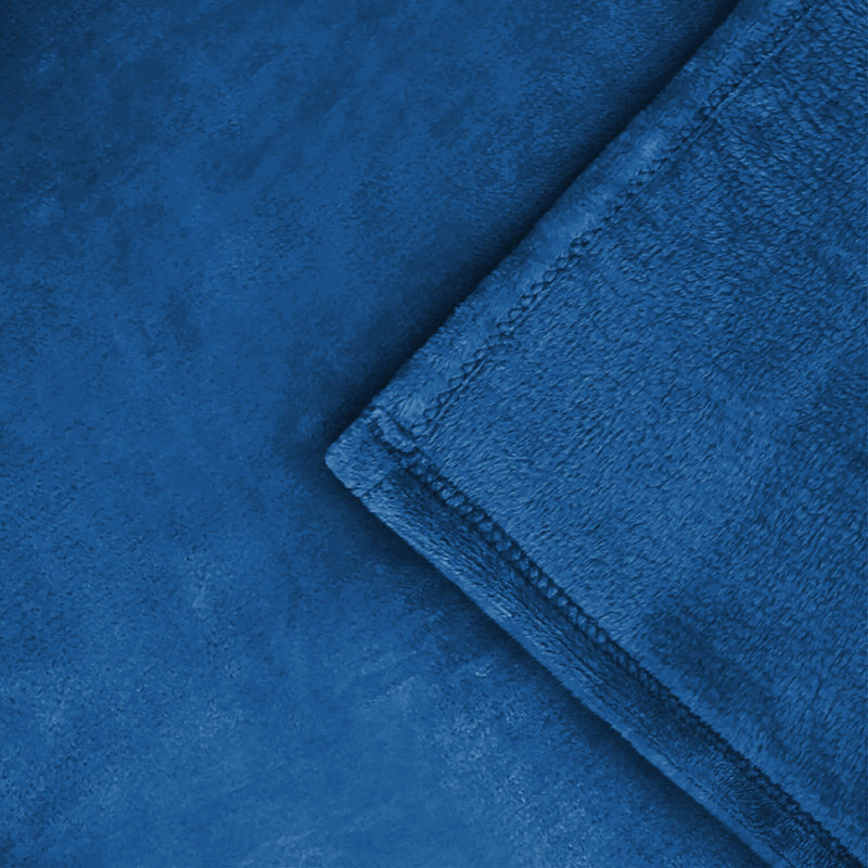 Jyon Soft Touch Mink Faux Fur Throw/Blanket, Double, Teal