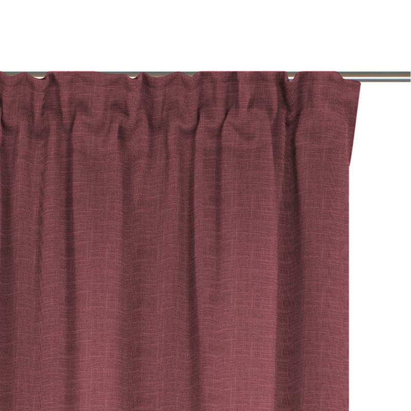 Wiessee Cotton Blend Room Darkening Curtain Single Panel, 150cm Width x 315cm Drop