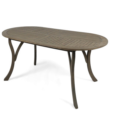 Table de salle à manger en bois d'acacia 70 "