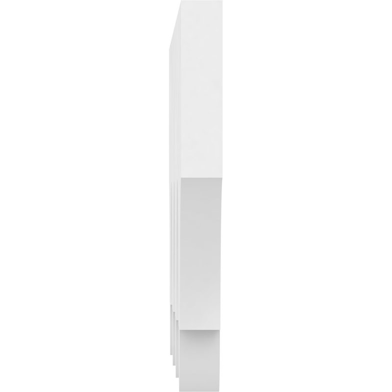 White 48" Architectural Grade PVC Running Trim