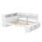 Space-Saving Daybed with Cabinets, Shoe Organizer, and USB Ports-1289730149