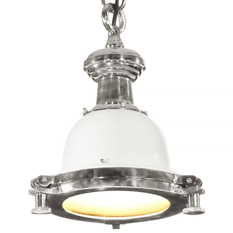 Dasara 1 - Light Pendant, Silver/White