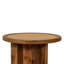 Table de bout en coin en bois massif