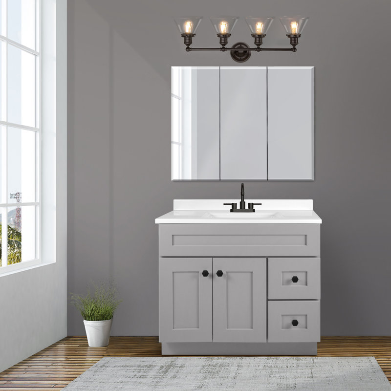 Vannatta 4 - Light Dimmable Vanity Light, Matte Black