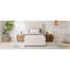 Lit plateforme tapissier avec lit gigogne-106868239