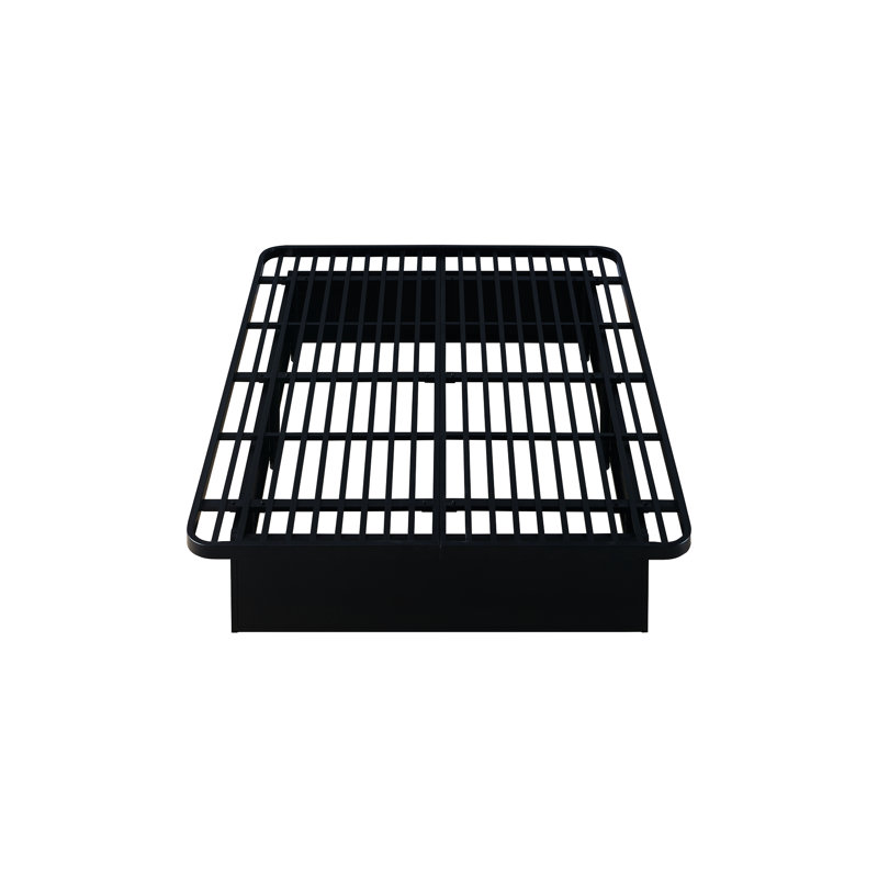 Heavy Duty 16" Queen Metal Bed Frame, For Peaceful Bedroom Nights Bed, 16 Inch Tall, Elegant Style