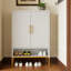 Armoire à chaussures 2 portes avec tablettes réglables