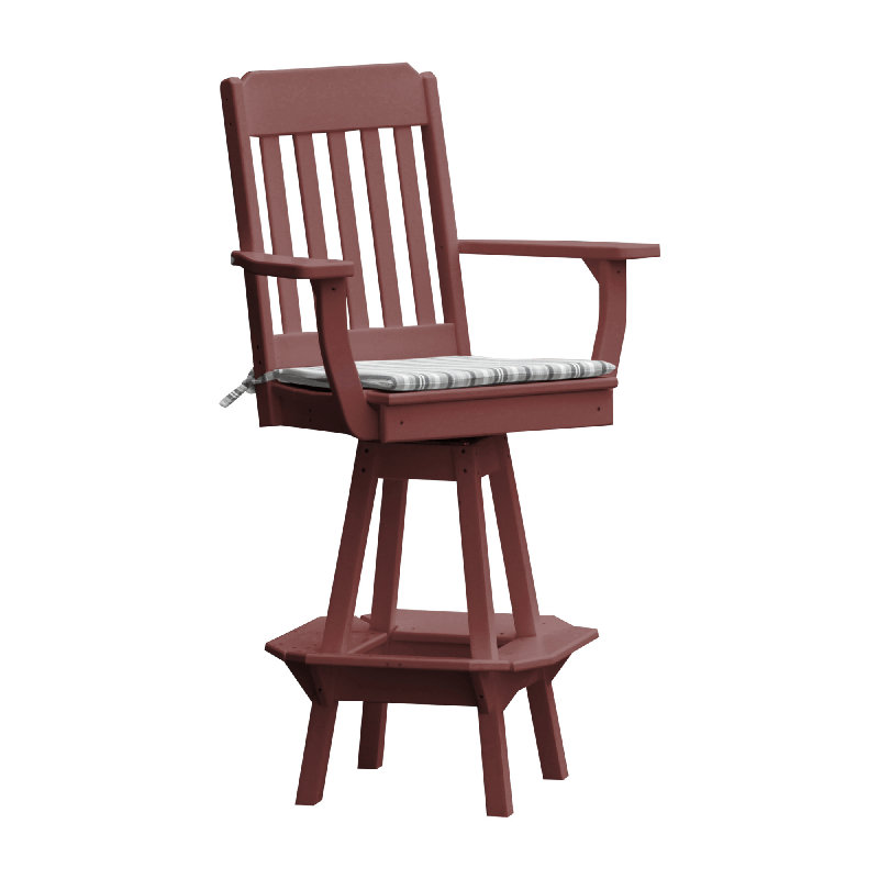 Chaise de bar Keystone Amish Co., Cherry Wood