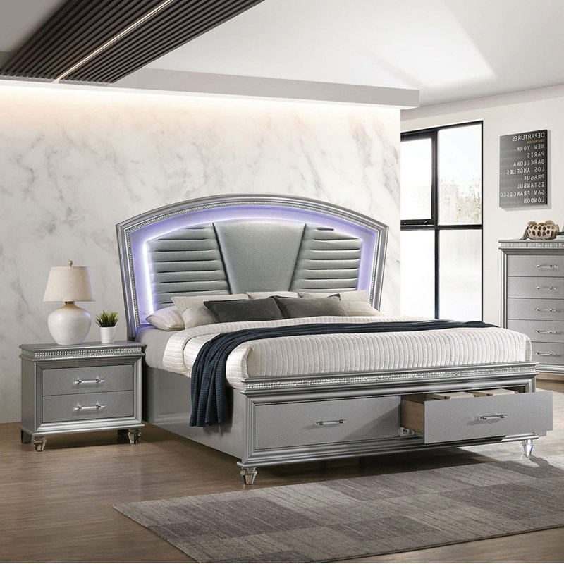 Table de chevet Classic Silver1pc
