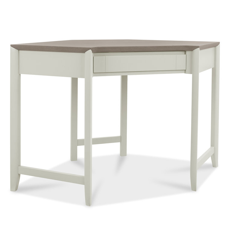 Southall Solid Wood Computer Desk, Grey Weathered Oak