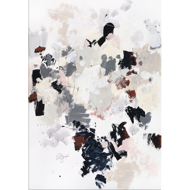 Ligonier par T.R. Joseph - Peinture encadrée sur papier, Toile tendue, H 55 po x l 39 po x P 2 po