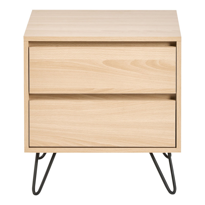 Kemmerer 50cm W Iron Bedside Table