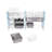 Blue Storage With 12 Bins And Shelf, Ideal For Bedroom, Easy To Clean Safe Storage, Bins, Space - Saving, User