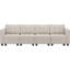 Canapé convertible en velours 4 places Buckleton-1870183900