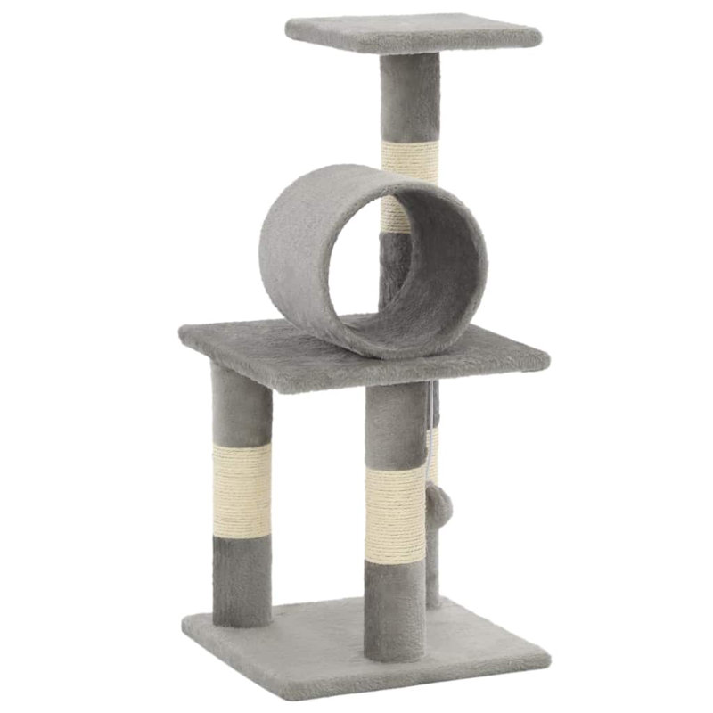 Zebediah 65cm H Cat Tree, Grey