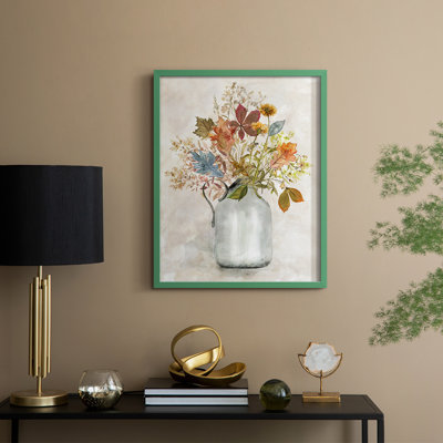 Autumn Bouquet I, reproduction encadrée - bois massif