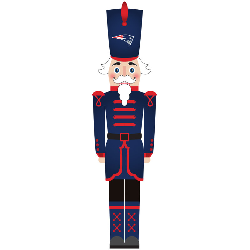 New England Patriots 46" Nutcracker Leaner