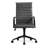 Amaiia Mid-Back Ribbed Upholstered Swivel Genuine Leather Ergonomic Office Desk Chair, Conference Chair-795756785