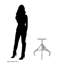 Cozart Adjustable Height Bar Stool
