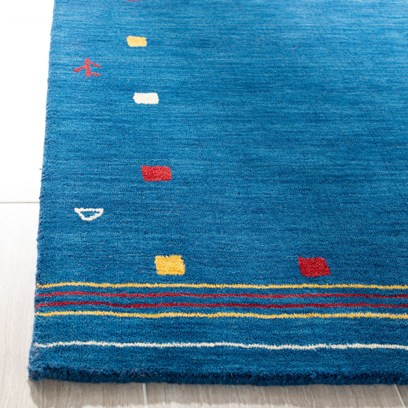 Tapis bleu Danette, Rectangle 8 pi x 10 pi