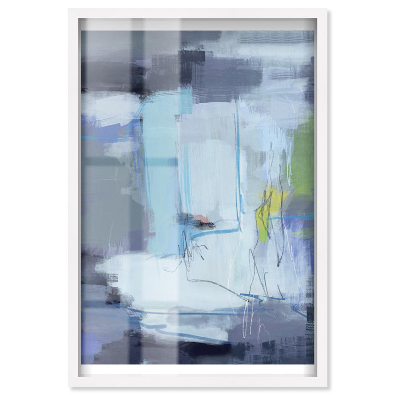 Twilight Over Water, H 37 po x l 31 po, Blanc