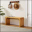 Banc et table de salle à manger, banc en bois de pin pour l'entrée, le salon, la cuisine et la chambre à coucher