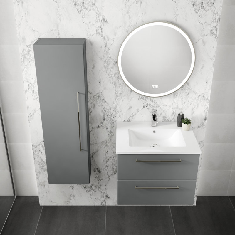 Linen Cabinet, Dove Grey Matt