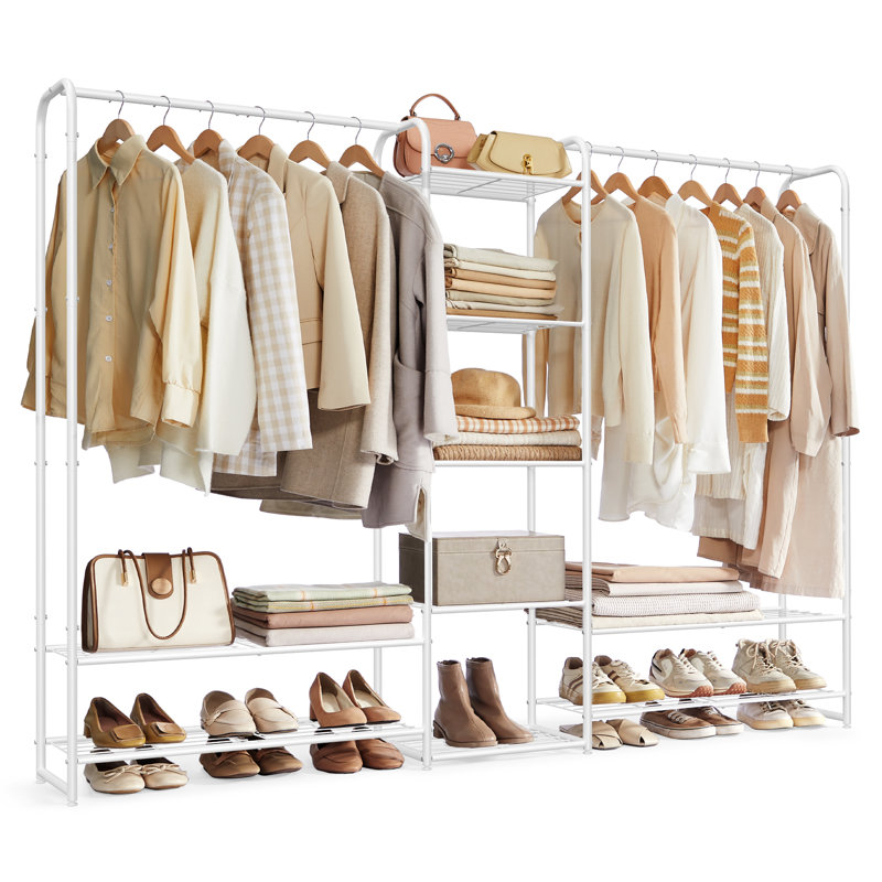 183cm Clothing Rack, White