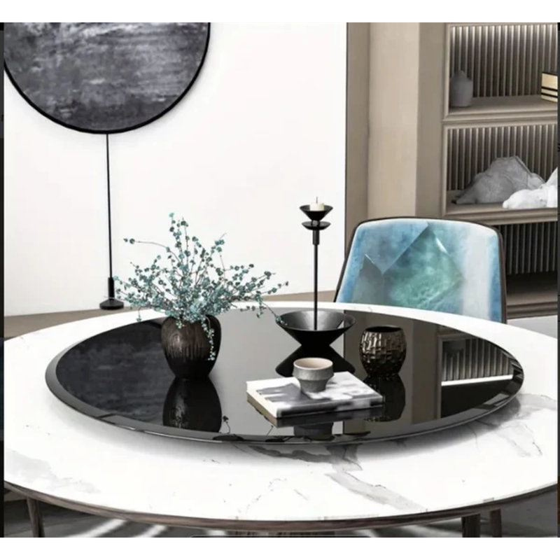Plateau pivotant, L 40 po x L 40 po, Noir
