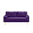 65-Inch Minimalist Velvet Sofa With Metallic-Coloured Legs, Complete With Cushions, Suitable For The Living Room Or Bedroom.-552129299