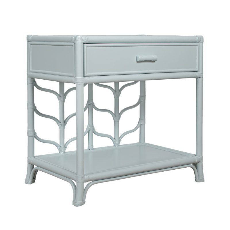 Ivy 1 - Drawer Nightstand, Light Blue
