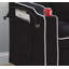 Canapé-lit convertible polyvalent en 3 longueurs, en velours moderne, avec lit escamotable et dossier réglable, port USB, cendrier et support de téléphone pivotant.-1278060100