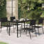Abdul-Raheem Rectangular Metal Outdoor Dining Table , 140cm cm W 70cm cm D